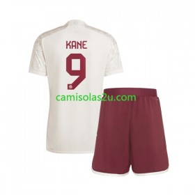 Camisolas de futebol Bayern München Harry Kane 9 Criança Equipamento 3ª 2023/24 Manga Curta
